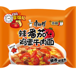 康师傅辣番茄牛肉面袋装