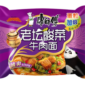 康师傅酸菜牛肉面