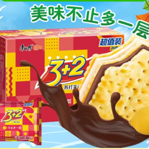 康师傅香草巧克力味苏打夹心饼干