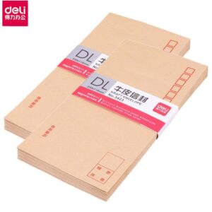 得力3423牛皮信封（20个）