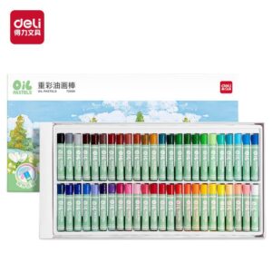 得力48色油画棒72089