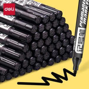 得力6881记号笔黑色