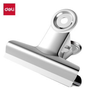 得力9523圆形铁票夹