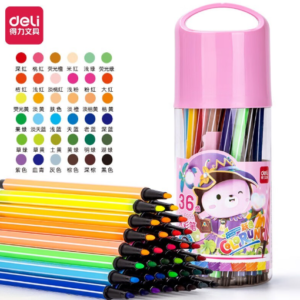 得力可洗水彩笔6955