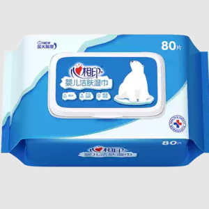 心相印婴儿洁肤装湿巾80片纯水