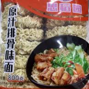 思稻原汁排骨味面800g