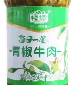 恒谊青椒牛肉260克
