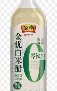 恒顺金优零添加白米醋500ML