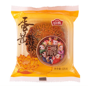 日威蛋黄红豆沙月饼