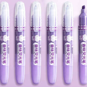 晨光香味荧光笔紫色