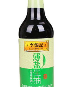 李锦记薄盐生抽500ml