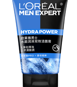 欧莱雅男士水能润泽双效洁面膏