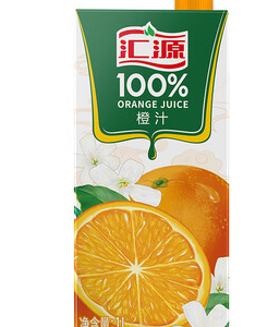 汇源果汁100%橙子汁1L
