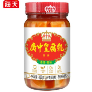 海天广中皇辣腐乳328克
