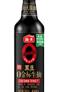 海天黑豆0金标生抽