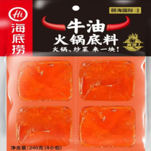 海底捞牛油火锅底料4块