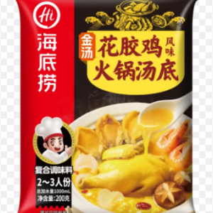 海底捞金汤花胶鸡风味火锅汤底200克