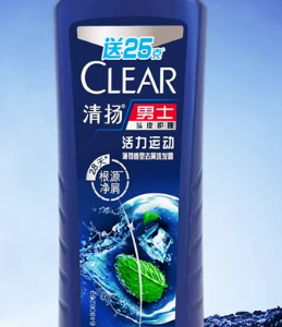 清扬男士去屑洗发露活力运动