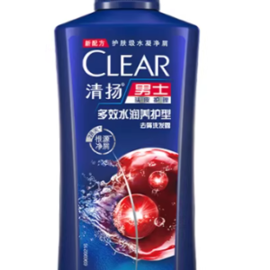 清扬男士多效水润养护型洗发露