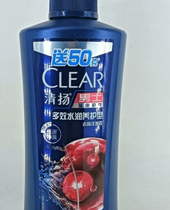 清扬男士多效水润去屑洗发露450毫升