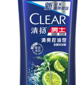 清扬男士活力运动洗发露清爽控油500g