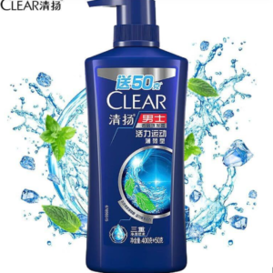 清扬男士活力运动洗发露薄荷型450毫升