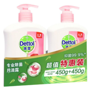滴露洗手液滋润450克+滋润450克