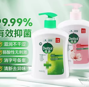 滴露洗手液滋润450克+经典松木450克