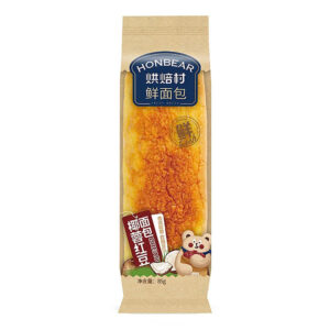 烘焙村鲜面包椰蓉红豆面包
