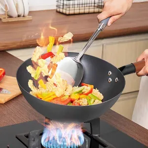 爱仕达炒锅精铁锅不易锈32CM