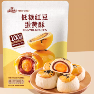 牛奶搭档低糖红豆蛋黄酥200g