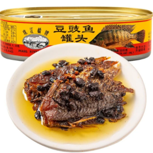 珠江桥牌豆豉罗非鱼罐头150g