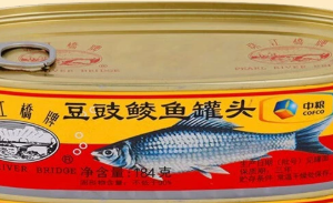 珠江桥牌豆豉鲮鱼罐头184g