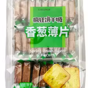 疯狂饼干城香葱薄饼388g