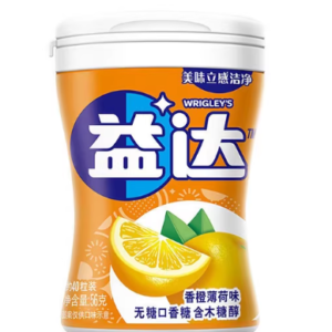 益达木糖醇香橙薄荷味