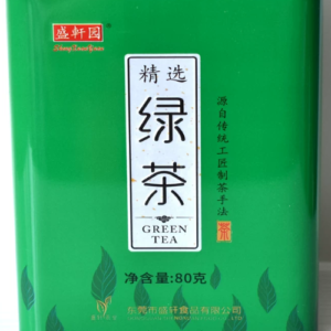 盛轩园精选绿茶铁罐装