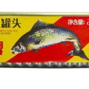 粤花豆豉鱼罐头
