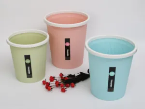 美思尔条纹纸桶