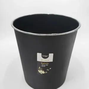 美思尔简约时尚金边纸桶