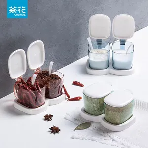 茶花塑料调味套装2组