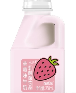 萌希昔草莓味牛奶乳酸菌饮品