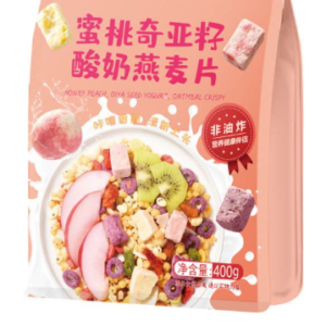 蜜桃奇亚籽酸奶燕麦片