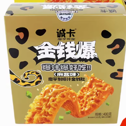 诚卡金钱爆麻酱味魔芋20g