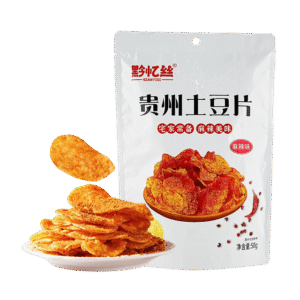 贵州特产土豆片麻辣味