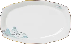 雅诚德云山诗意俊艺鱼盘