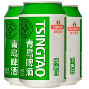 青岛8°清爽330ml