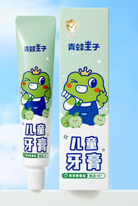 青蛙王子儿童水晶牙膏苹果味50g