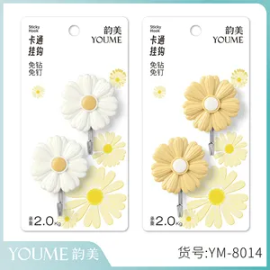 韵美两个装花朵粘钩