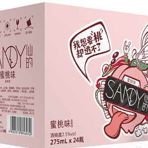 鸡尾酒蜜桃味275ml