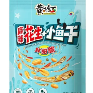 黄飞红麻辣花生+小鱼干98g